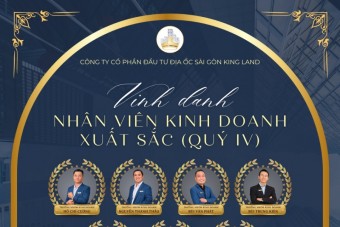 SÀI GÒN KING LAND VINH DANH NHÂN VIÊN XUẤT SẮC QUÝ IV/2025